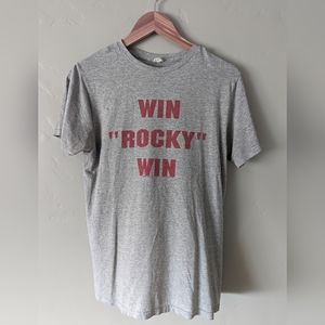 Distressed Rocky T-shirt - M